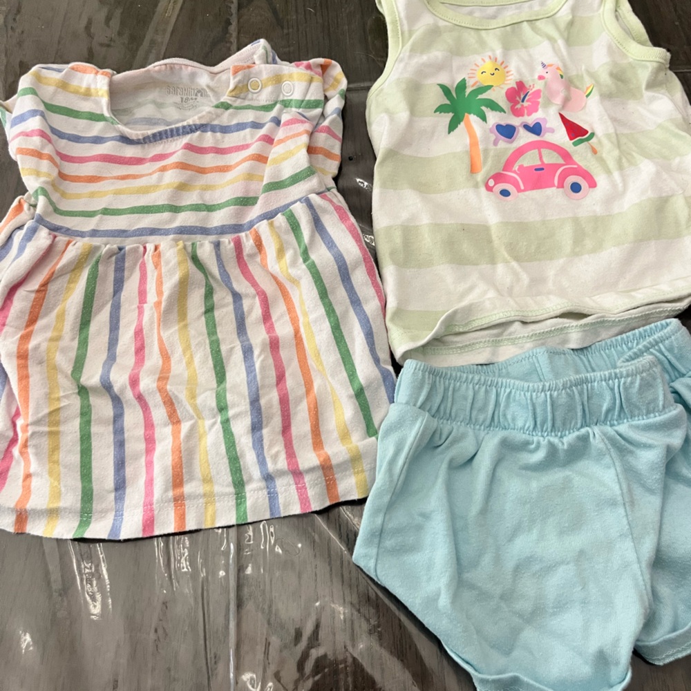 Garanimals Girls Summer outfit bundle